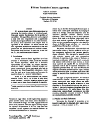 Efficient Transitive Closure Algorithms