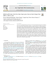 Globeland30 Maps Show Four Times Larger Gross Than Net Land Change from 2000 to 2010 in Asia T