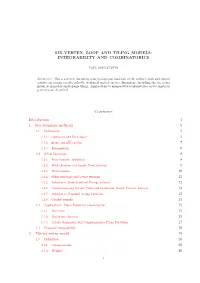 Six-Vertex, Loop and Tiling Models: Integrability and Combinatorics