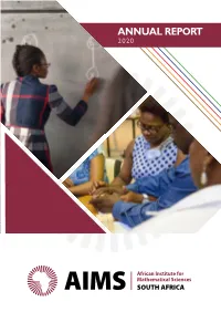 Annual Report 2020 Annual Report 2020