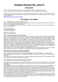 Flanagan's Running Club – Issue 15