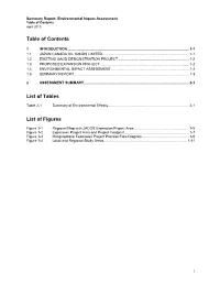 JACOS Hangingstone Expansion Project: EIA Summary Report