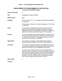 Technical Guidance for Microbiology Incubators