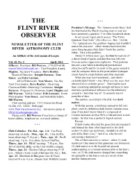 The Flint River Observer