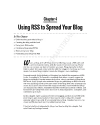 Using RSS to Spread Your Blog