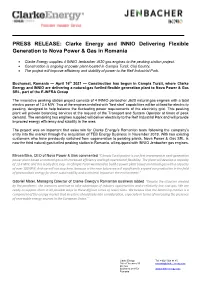 Clarke Energy and INNIO Delivering Flexible Generation to Nova Power & Gas in Romania