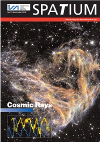 Cosmic Rays Editorial