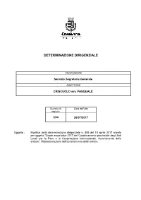 Determinazione Dirigenziale