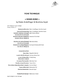 Fiche Technique