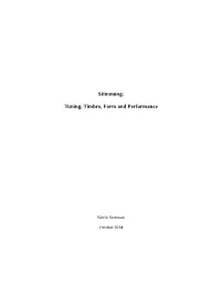 Stimmung: Tuning, Timbre, Form and Performance
