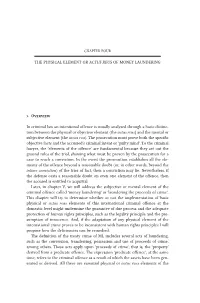 The Physical Element Or Actus Reus of Money Laundering 1. Overview In