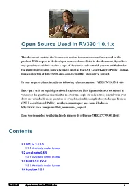 Cisco Small Business RV320 Open Source Document for Firmware