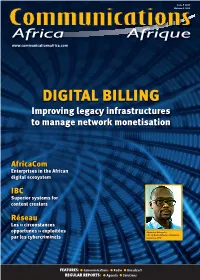 DIGITAL BILLING Improving Legacy Infrastructures to Manage Network Monetisation