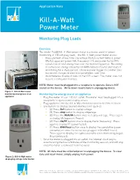 Kill-A-Watt Power Meter