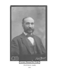 Lorenzo Thomas Dow Yoder