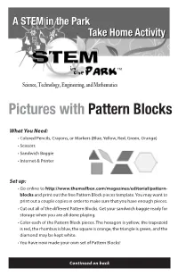 Pictures with Pattern Blocks