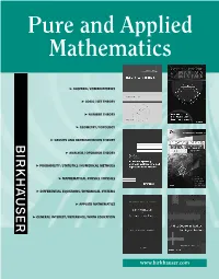 Pure and Applied Mathematics