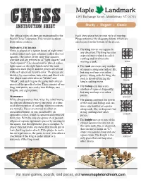 Instruction Sheet Sturdy  Elegant  Classic