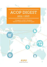 Acop Digest 2012 / 2013