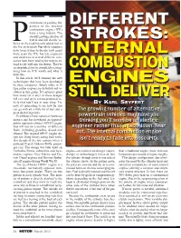 INTERNAL COMBUSTION ENGINES STILL DELIVER of the Compressor Cylinder Can Be Re- Duced to Eliminate Some of the Negative Work of the Compression Stroke