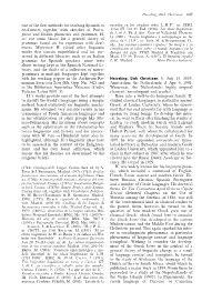 One of the First Methods for Teaching Spanish to Deaf-Mutes Together With