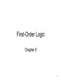 First-Order Logic