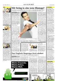 Mit Swing in Eine Neue Blamage?
