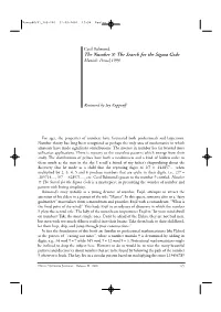 The Number 9: the Search for the Sigma Code Munich: Prestel,1999