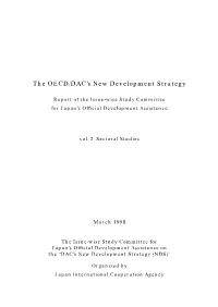The OECD/DAC's New Development Strategy