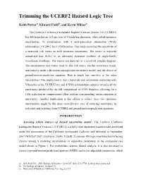 Trimming the UCERF2 Hazard Logic Tree