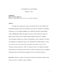 Jones Calculating Computers Preprint