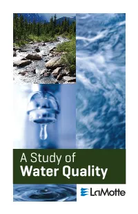 A Study of Water Quality Handbook
