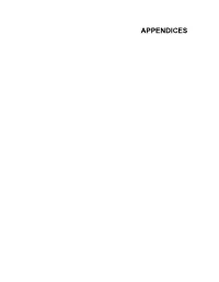 APPENDICES Appendix A