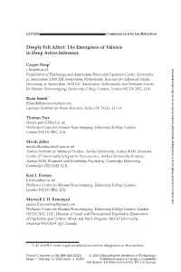 Deeply Felt Affect: the Emergence of Valence in Deep Active Inference