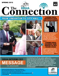 Spring 2015 Issus of the RRHA Connection