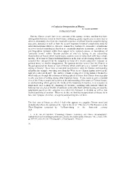 A Confucian Interpretation of History D. LANCASHIRE INTRODUCTORY