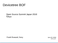 Devicetree BOF