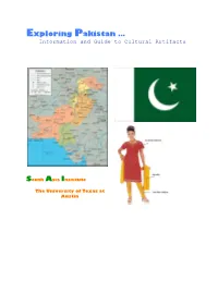 Exploring Pakistan … Information and Guide to Cultural Artifacts