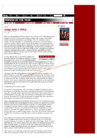Judge John J. Sirica from the TIME ARCHIVE Jan