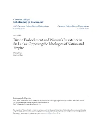 Divine Embodiment and Women's Resistance in Sri Lanka