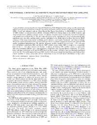 A Detection Algorithm to Trace the Faintest Milky Way Satellites