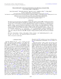 The Luminosity and Mass Functions of Low-Mass Stars in the Galactic Disk