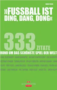 Fußball Ist Ding, Dang, Dong
