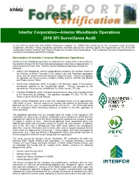 Interfor Interior 2018 SFI Public Summary Report DRAFT.Pub