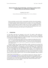 Network Neutrality, Search Neutrality, and the Never-Ending Conflict Between Efficiency and Fairness in Markets