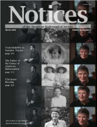 Notices of the American Mathematical Society ISSN 0002-9920 ABCD Springer.Com