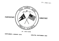 Participant I Directory