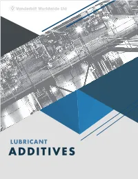 Lubricant Additives Lubricant Additives