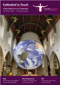Cathedral in Touch a Newsletter for Our Community 30 May 2021 | Trinity Sunday
