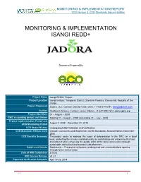 Monitoring & Implementation Isangi Redd+